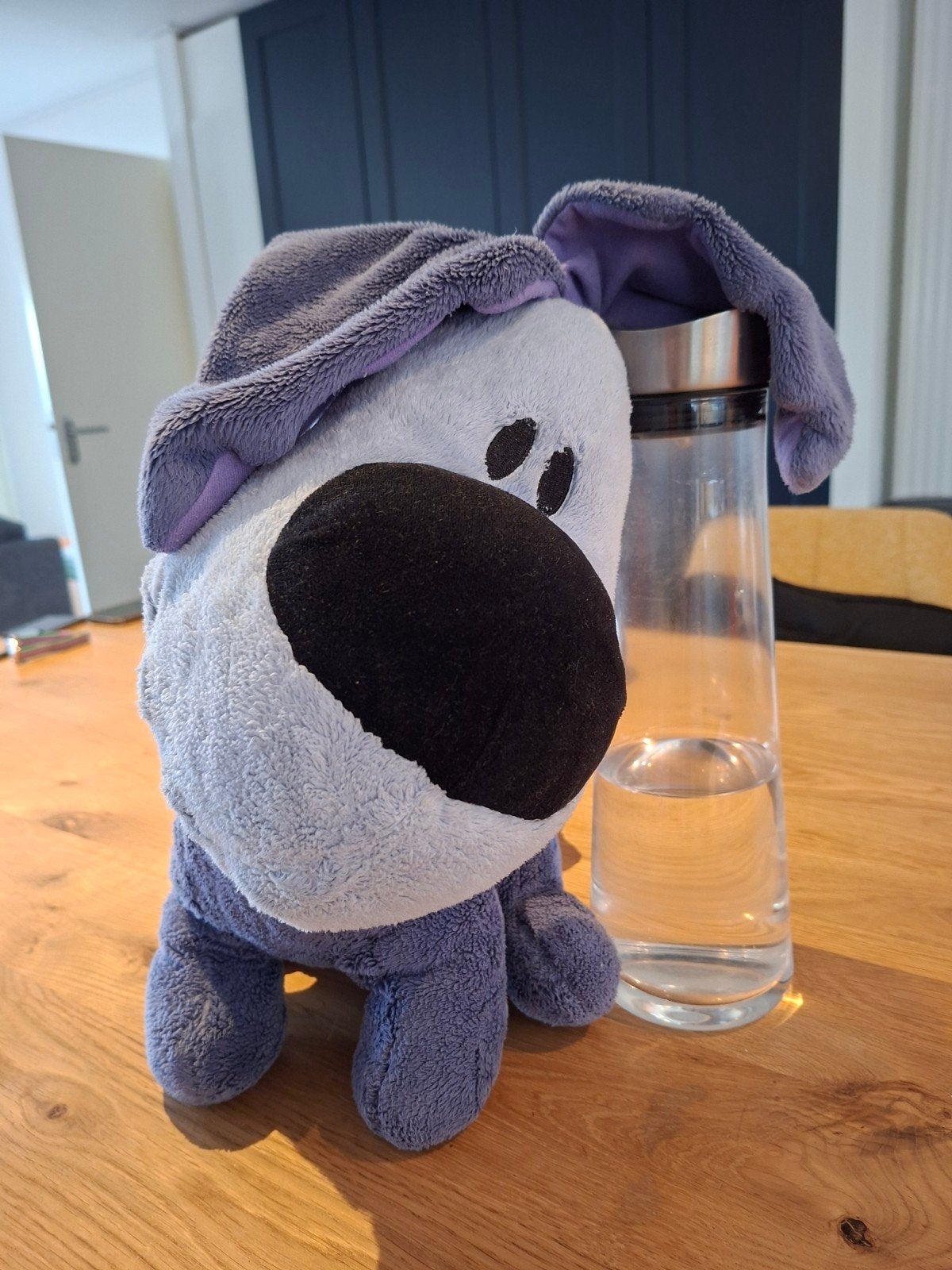 Woezelknuffel (40cm), Paars, Gebruikt, Overige merken, Overige karakters