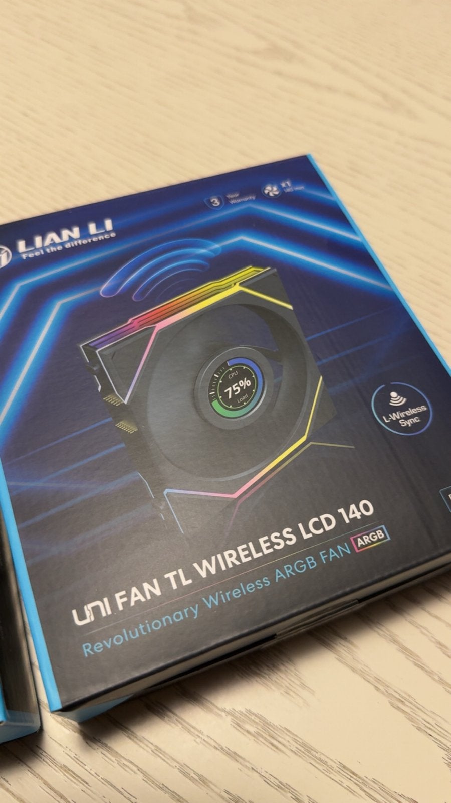 Lian Li UNI FAN TL Wireless LCD 140 ARGB Fan (Nieuw), Computers en Software, Ophalen, Nieuw, Luchtkoeling