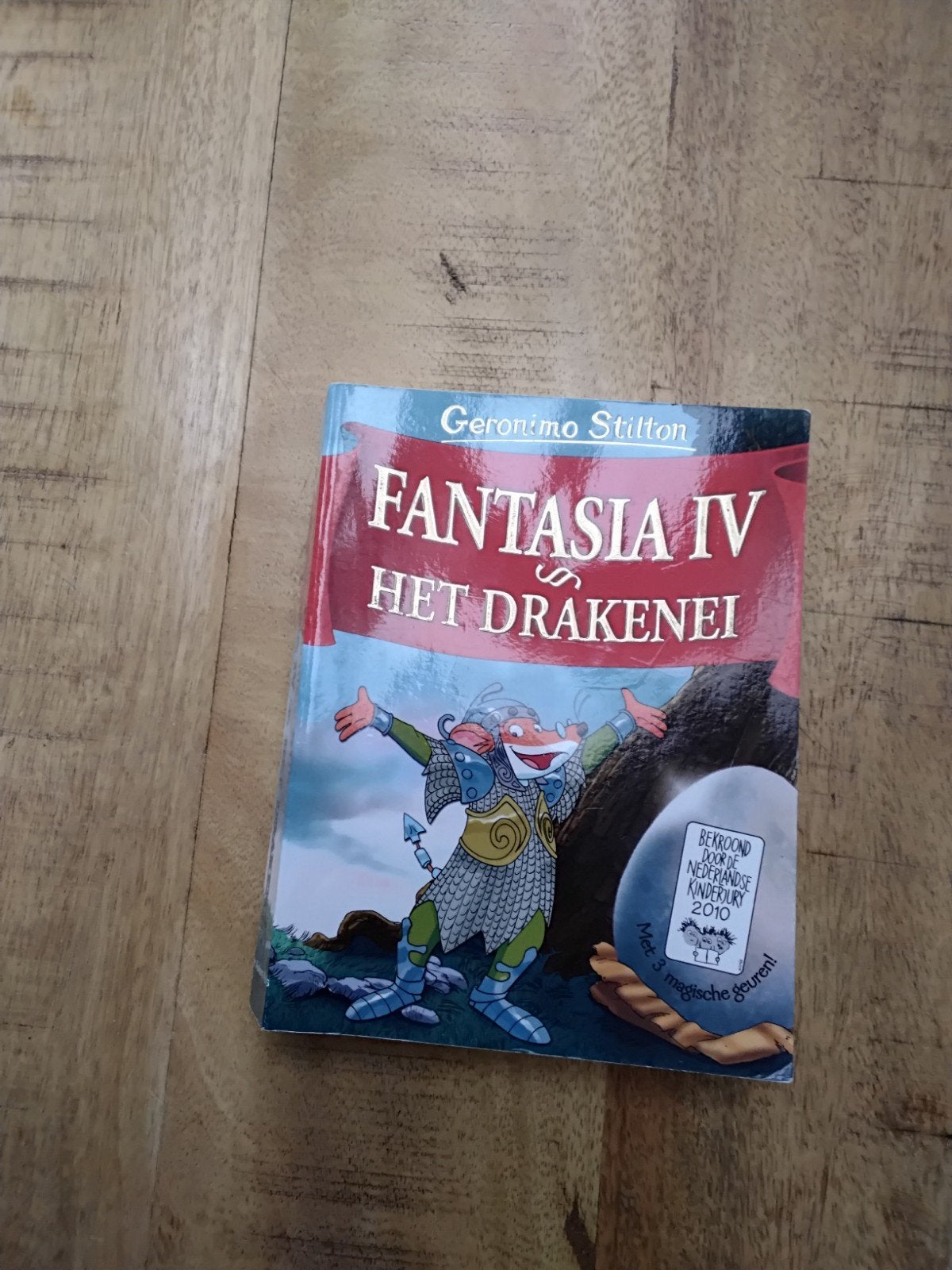 Geronimo Stilton - Fantasia IV: Het Draken Ei, Ophalen of Verzenden, Zo goed als nieuw, Geronimo Stilton