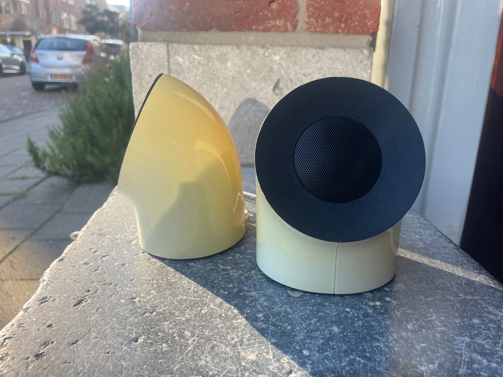 LaCie Beaubourg usb luidsprekers ontworpen door Neil Poulton, Ophalen of Verzenden, Gebruikt