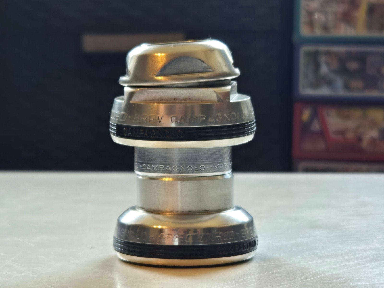 Te koop zeer mooie campagnolo record balhoofd stel., Ophalen