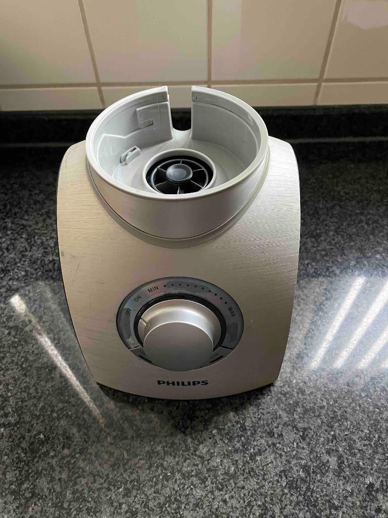 Philips Blender Motor is (Kapot) zonder onderdelen, Ophalen of Verzenden, Gebruikt, Blender