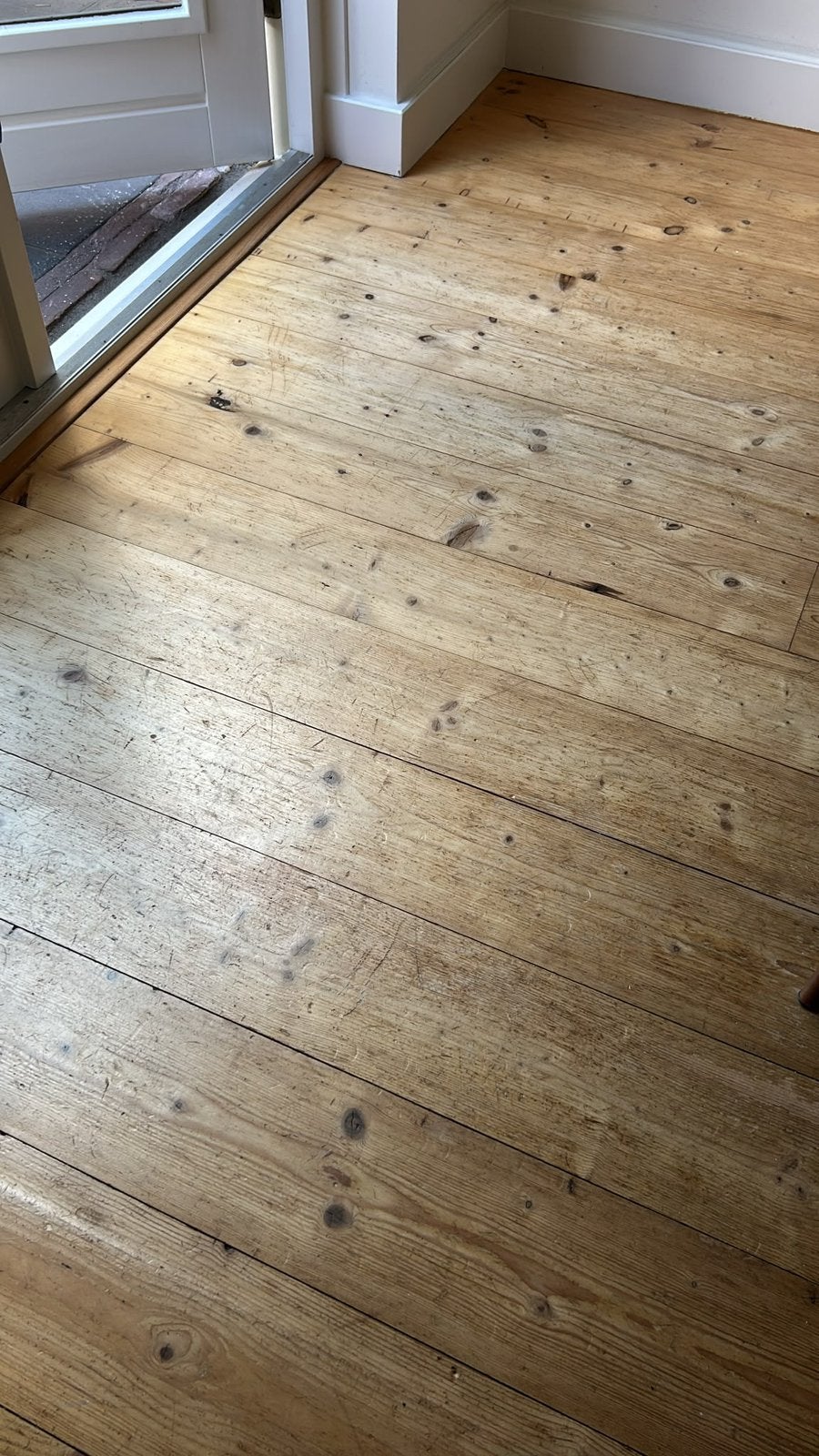 Massief grenen vloer, Doe-het-zelf en Verbouw, Vloerdelen en Plavuizen, Gebruikt, 10 m² of meer, 10 tot 30 cm, Hout