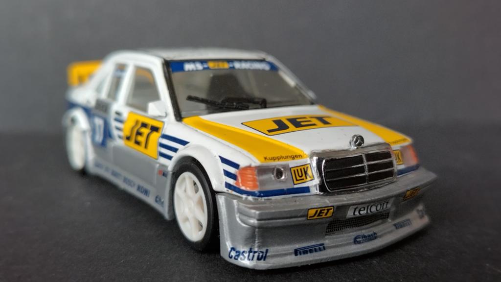 Mercedes Benz 190 Evo DTM Jet Van Ommen Minichamps Pol, Auto, Verzenden, Minichamps@pma.de, Zo goed als nieuw