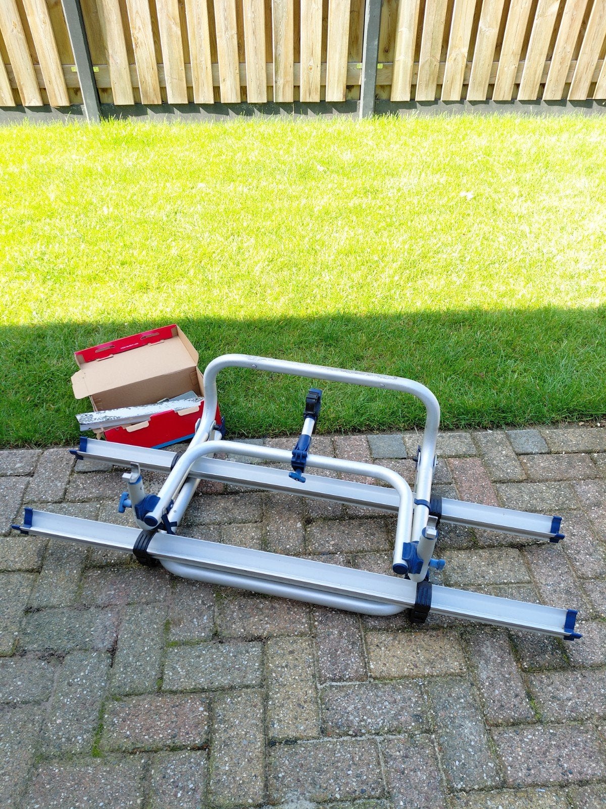 Omni-Bike Plus fietsendrager caravan, Ophalen, Gebruikt