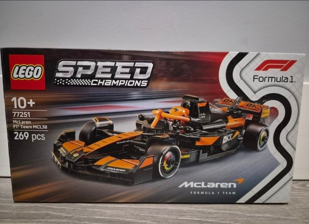 LEGO Speed Champions McLaren F1 Team MCL38 (77251), Ophalen of Verzenden, Zo goed als nieuw, Complete set, Lego