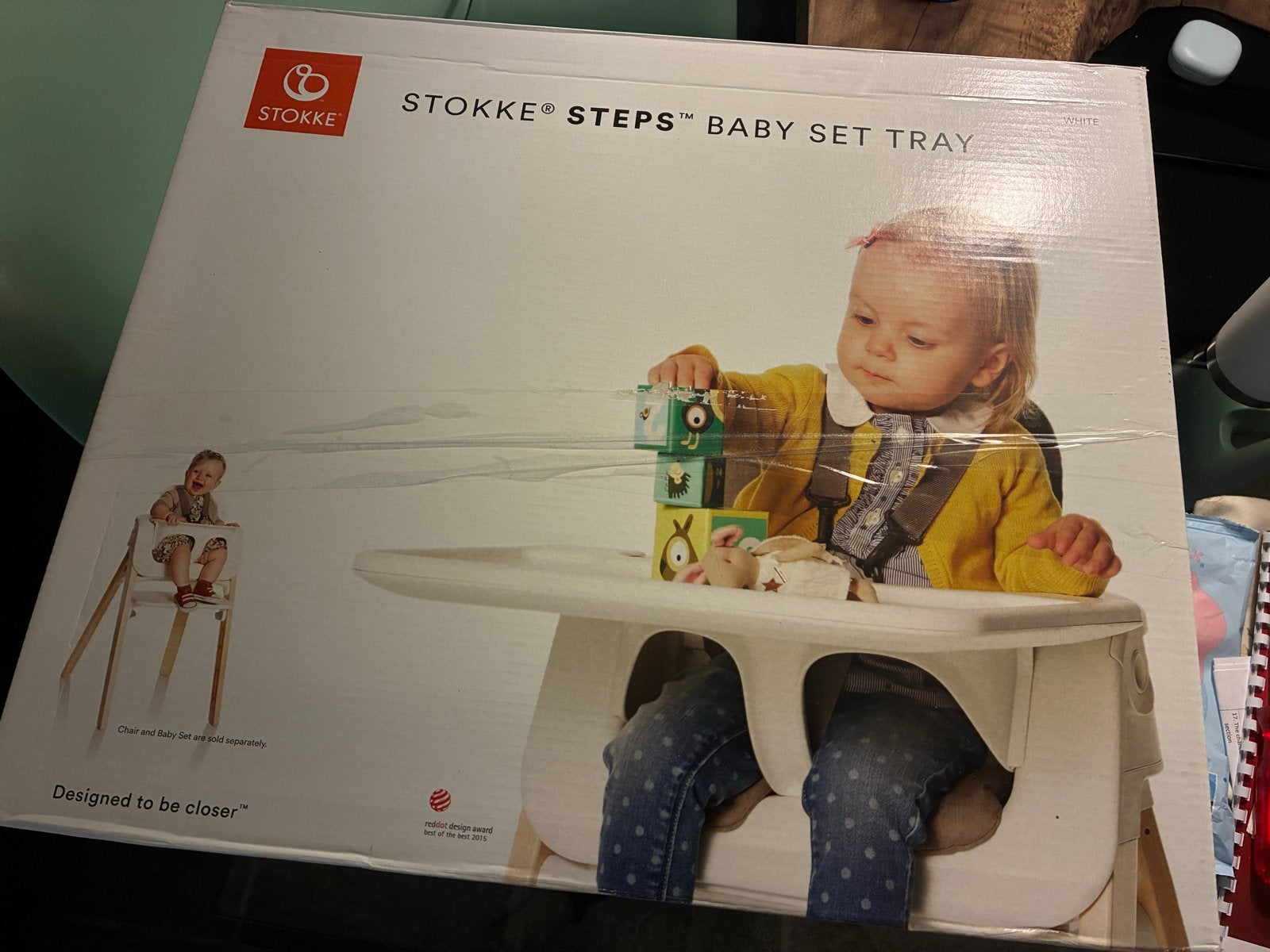 Stokke Baby Set - Zo goed als nieuw, Ophalen of Verzenden, Zo goed als nieuw, Overige typen, Afneembaar eetblad