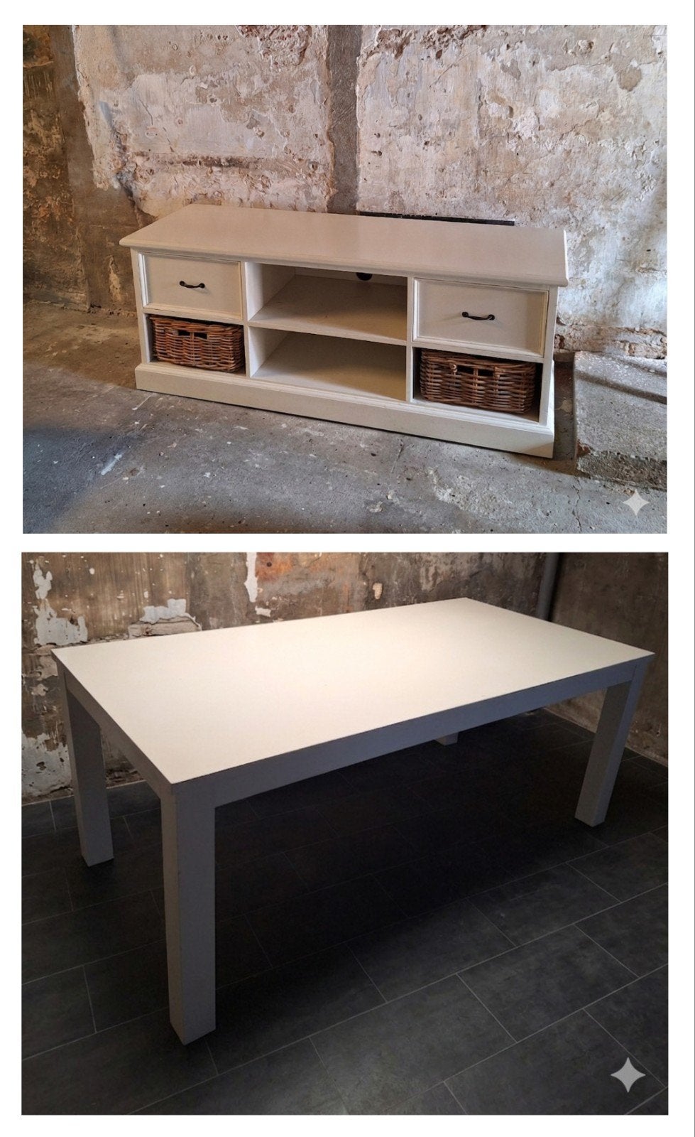 Dressoir / tv meubel incl 6 persoons eettafel, Ophalen, 150 tot 200 cm, Vijf personen of meer, 150 tot 200 cm