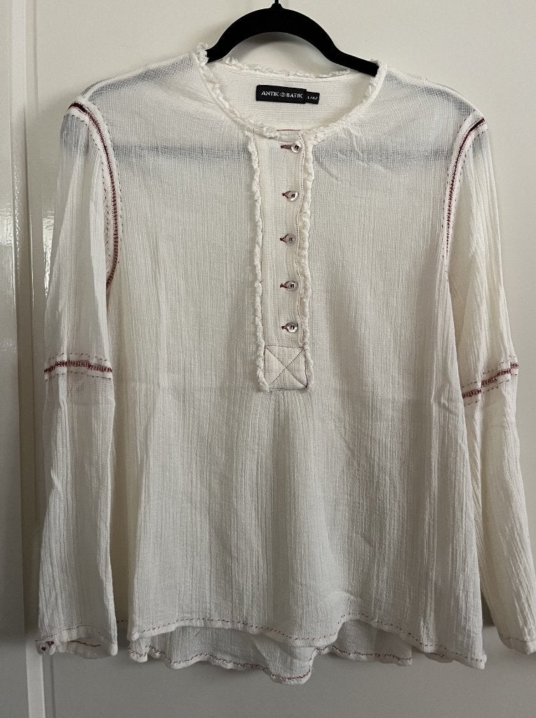Mooi tuniekje van Antik Batik  maat L/42, Beige, Maat 42/44 (L), Ophalen of Verzenden, Zo goed als nieuw