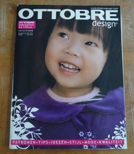 Ottobre design kids fashion nr.4 herfst 2008 maat 62 t/m 170, Verzenden, Zo goed als nieuw, Kind, Overige merken