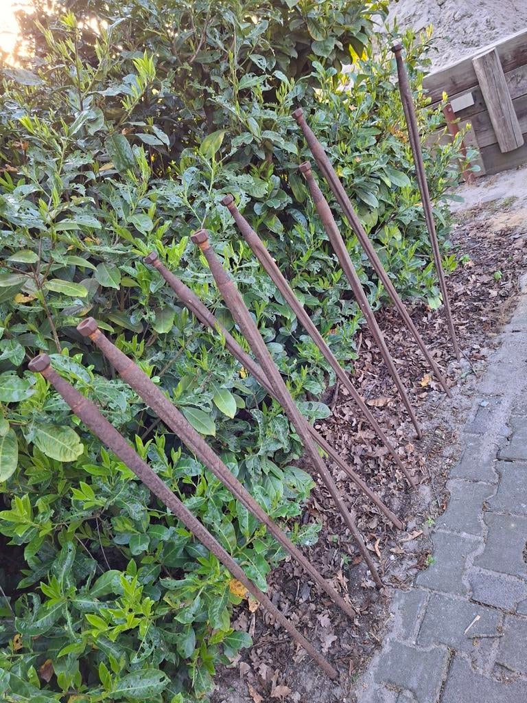 ijzeren pinnen - 8 stuks, Ophalen, Gebruikt