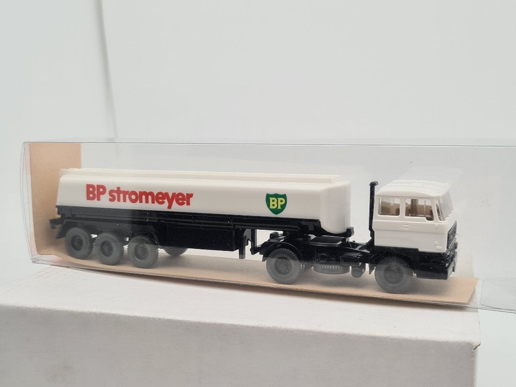 DAF vrachtwagen BP Stromeyer tankwagen - Wiking 1/87, Verzenden, Zo goed als nieuw, Bus of Vrachtwagen, Wiking