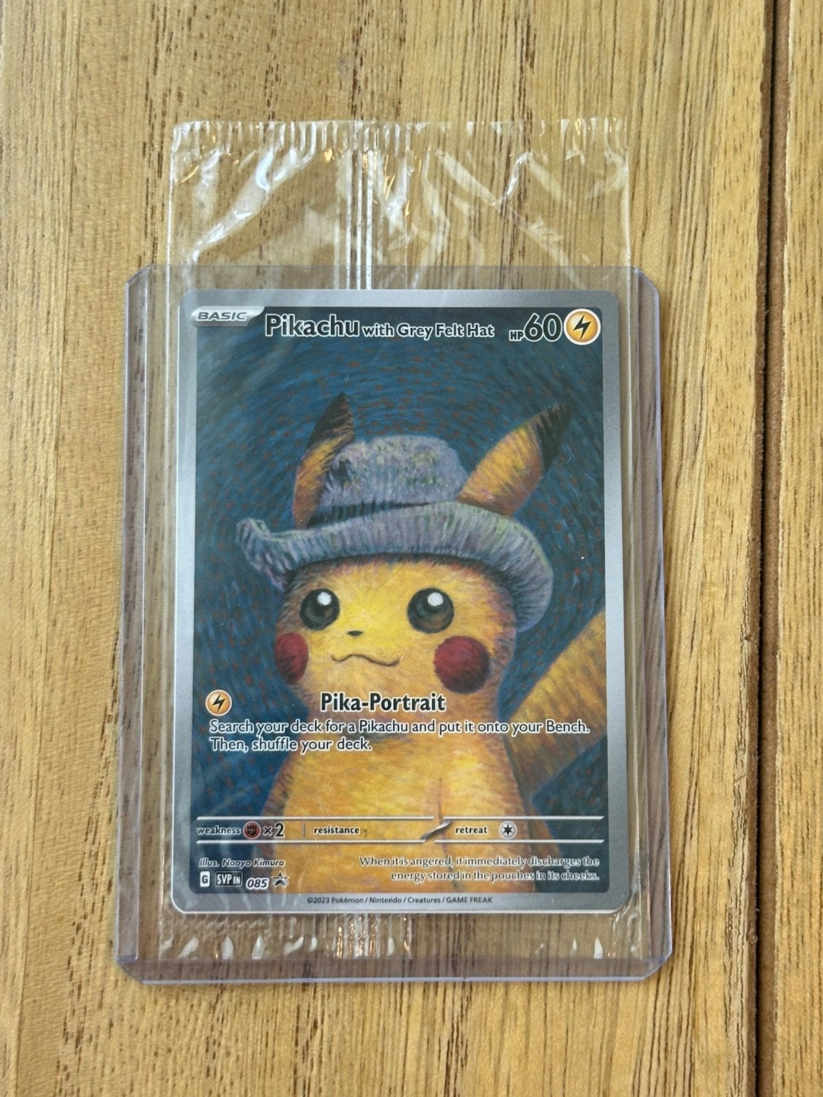 Pikachu van Gogh - Sealed, Ophalen, Zo goed als nieuw, Losse kaart