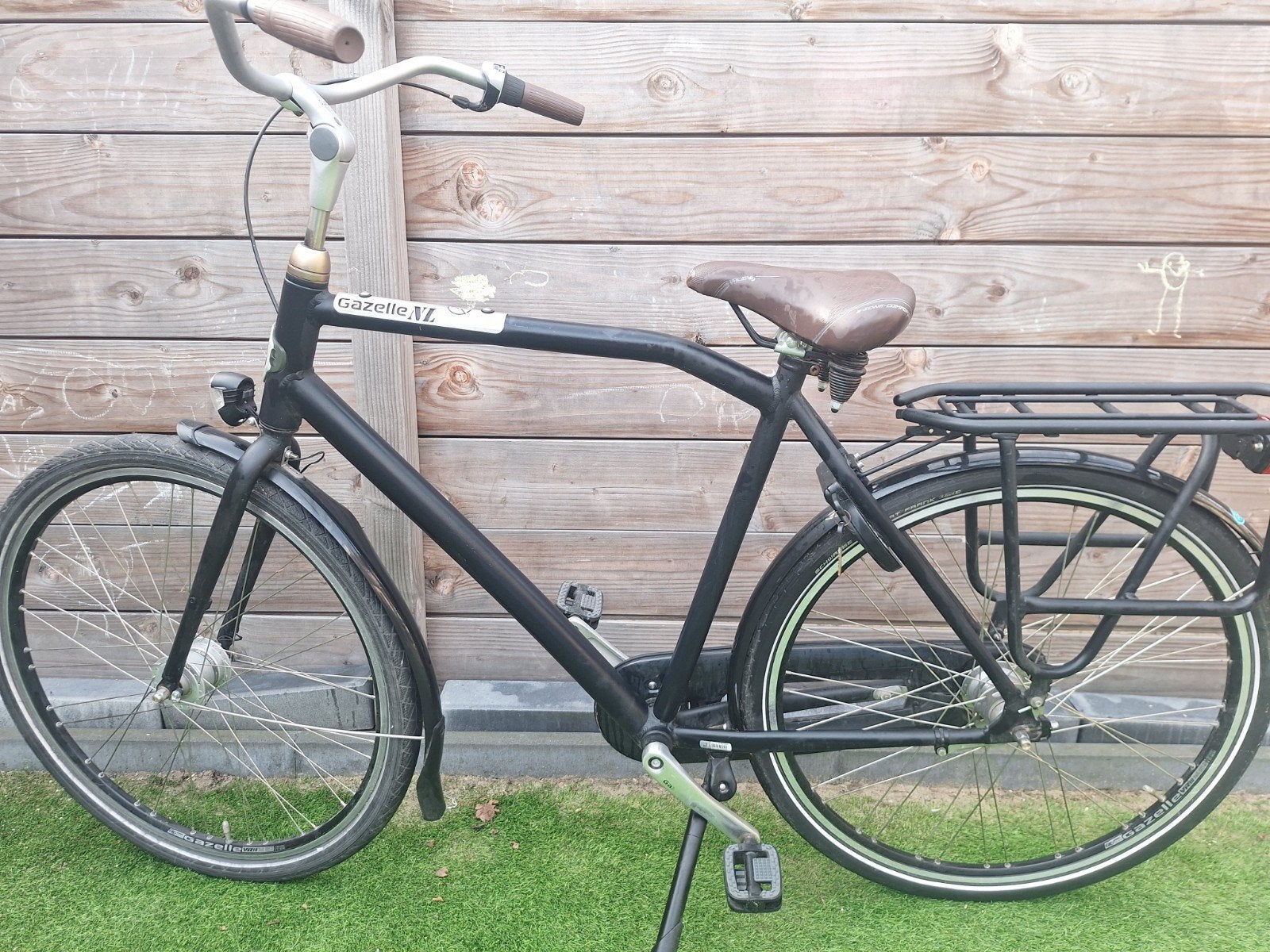 Gazelle Herenfiets - Zo goed als nieuw!, Fietsen en Brommers, Fietsen | Heren | Herenfietsen, Ophalen, Terugtraprem, Versnellingen