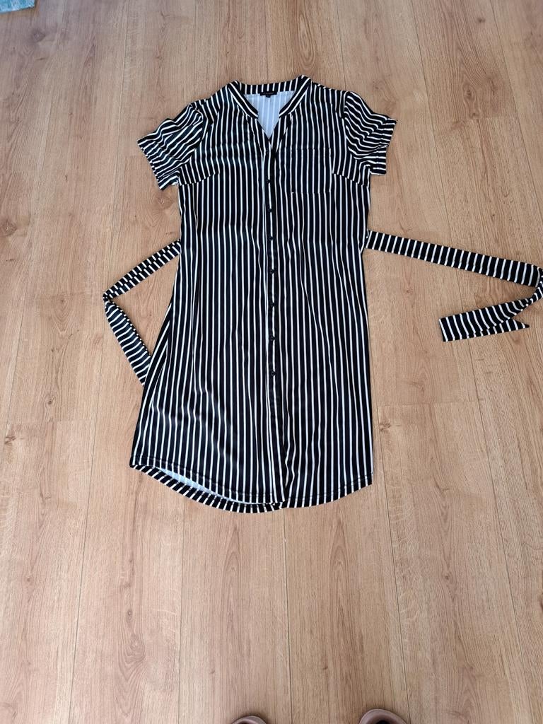 G-maxx travelstof jurk, Kleding | Dames, Maat 38/40 (M), Zwart, Ophalen of Verzenden, Zo goed als nieuw