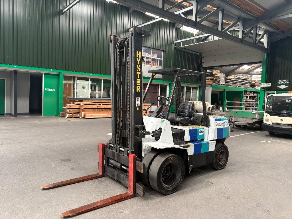 Hyster heftruck, goed werkend, side shift mooie machine 4ton, Chiel@mhavik.nl, Heftruck, Hyster, Meer dan 4000 kg