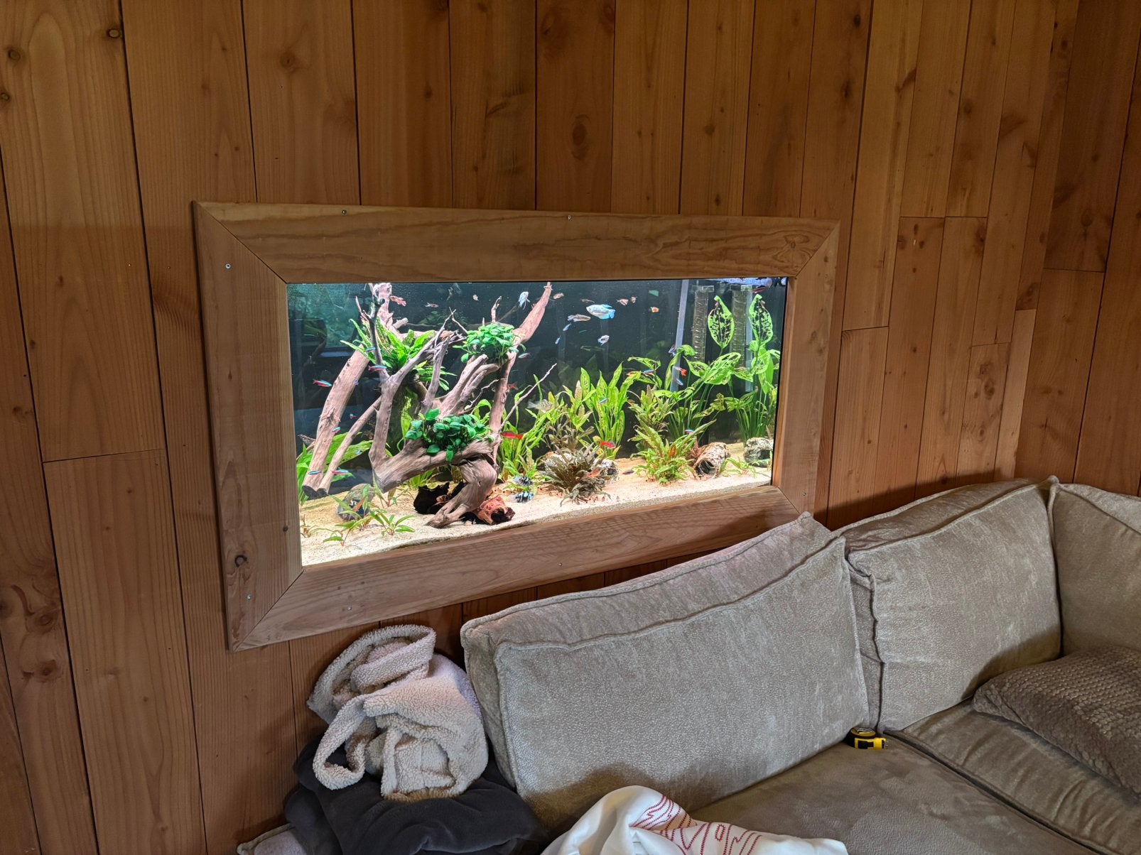 Aquarium, Dieren en Toebehoren, Vissen | Aquaria en Toebehoren, Ophalen, Gebruikt, Leeg aquarium