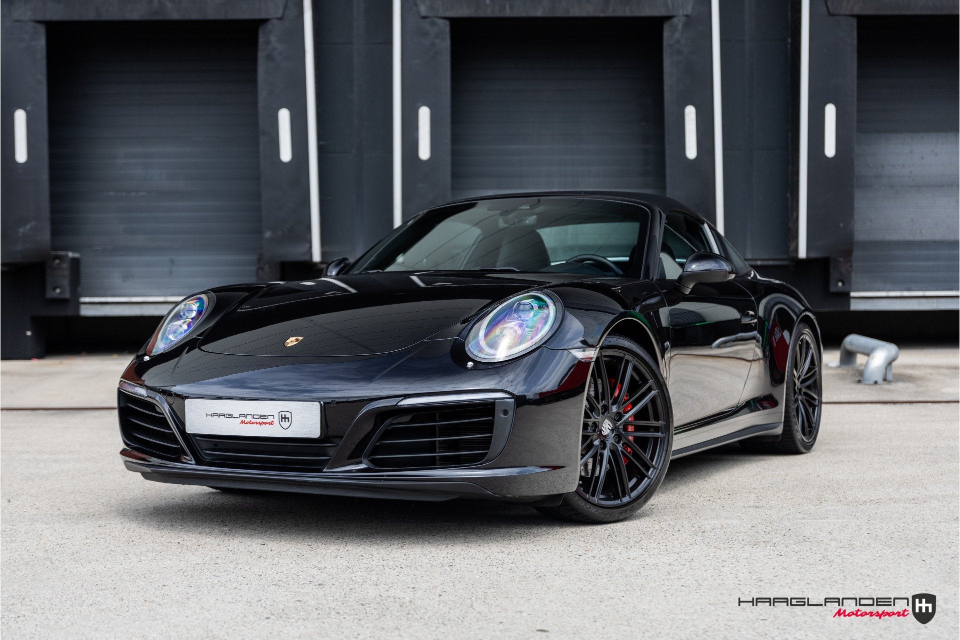 Porsche 911/991 3.0 Targa 4S (bj 2017, automaat), Auto's, Gebruikt, Cabriolet, 4 stoelen, Zwart