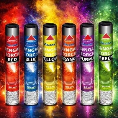 Vuurwerk Fakkels Categorie1, Ophalen, Nieuw, Feestartikel, Overige
