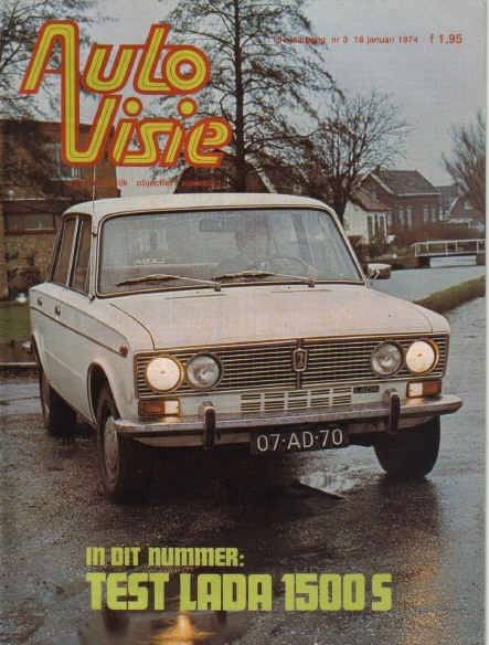 Autovisie 3 1974 : Lada 1500 S - Mercedes Benz 450 W116, Ophalen of Verzenden, Gelezen, Algemeen
