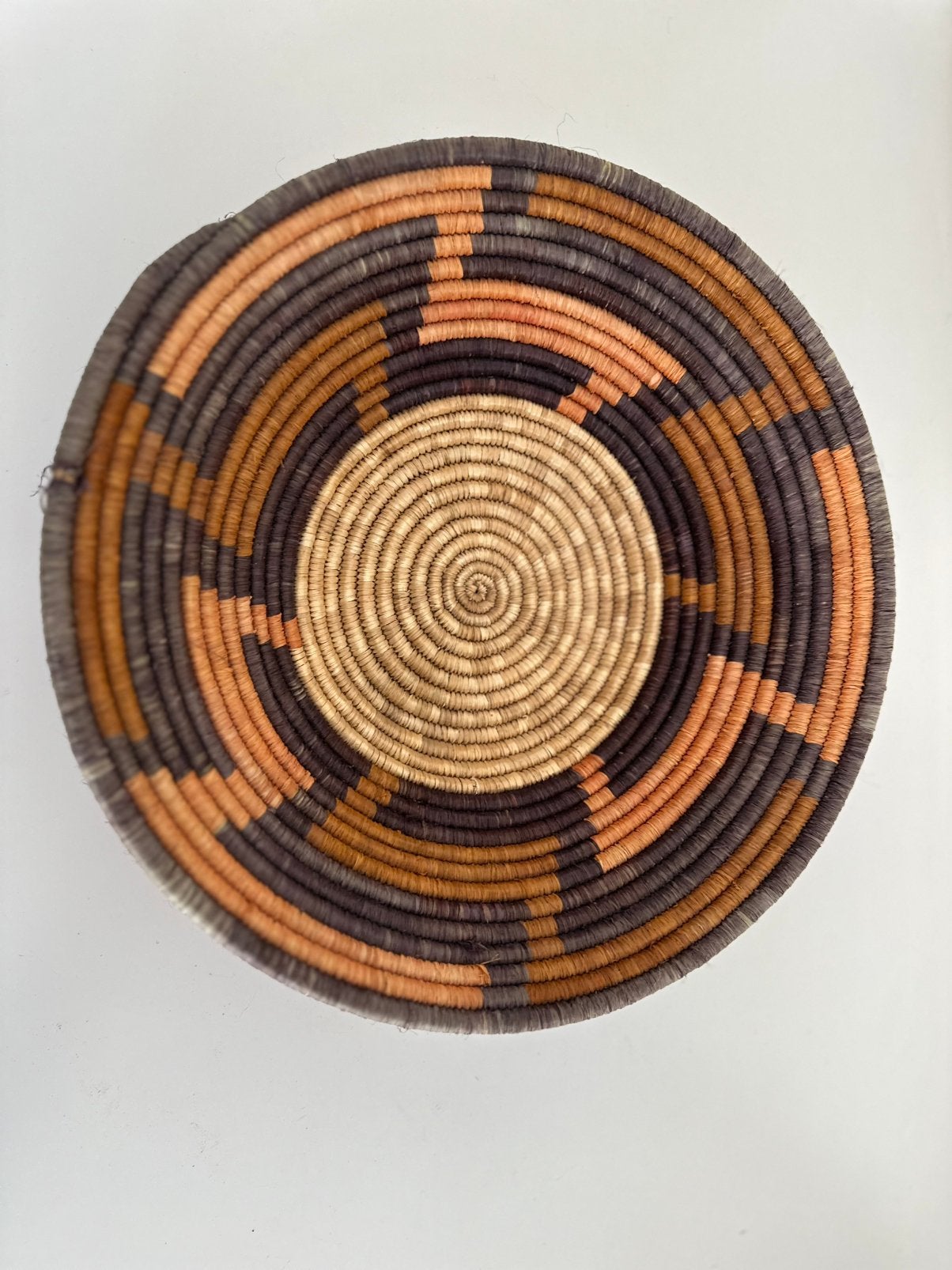 Antieke Geometrische Hausa mand v. Antropoloog 1950 Nigeria, Ophalen of Verzenden