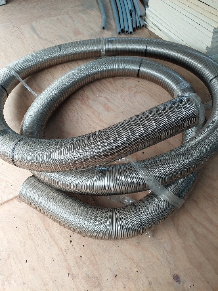 rookgas, Doe-het-zelf en Verbouw, Buizen en Afvoer, Ophalen, Afvoer, Nieuw, Rvs