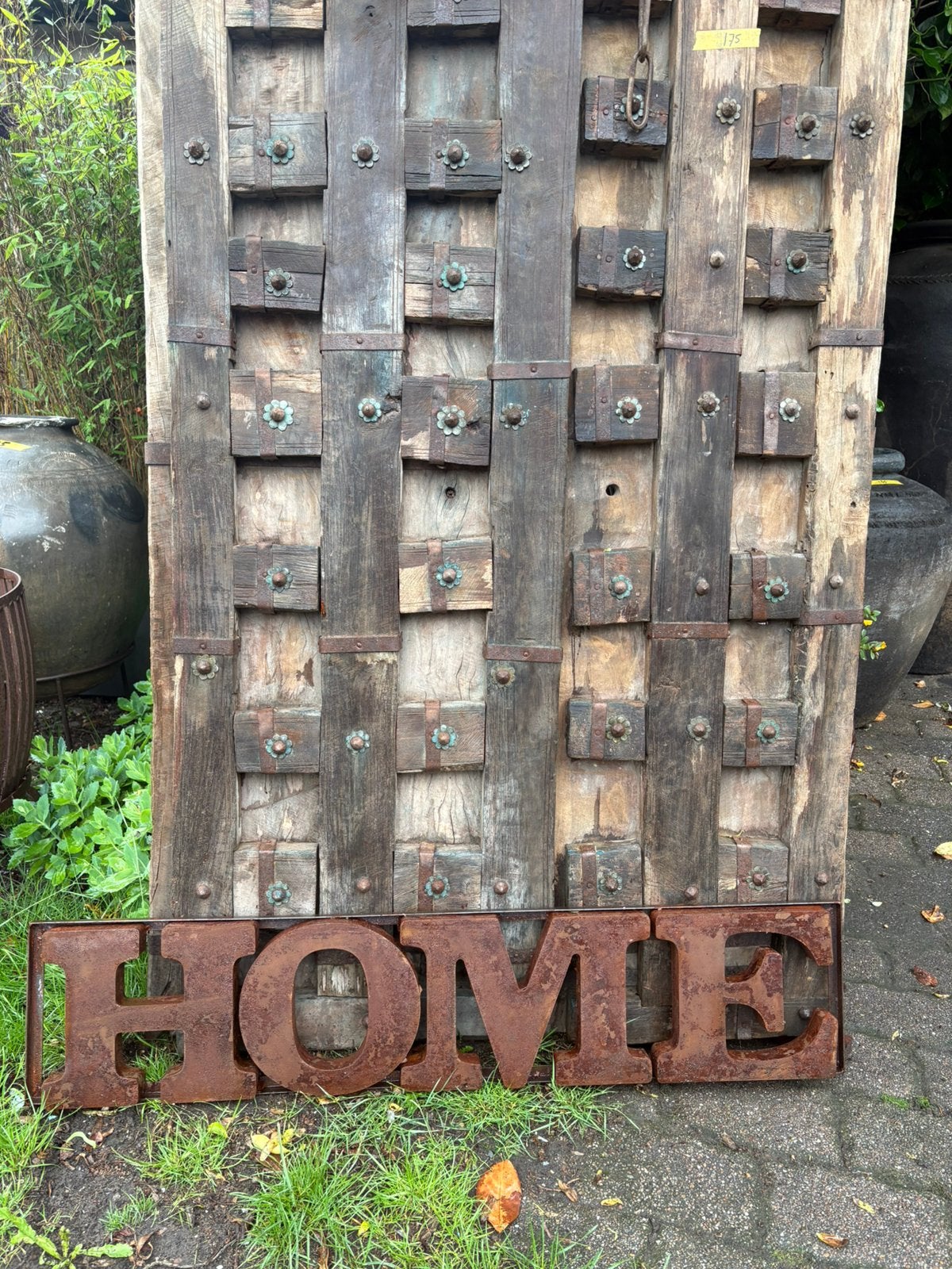 Industriële roest letters HOME op ijzeren frame, Ophalen, Metaal, Nieuw, Nvt