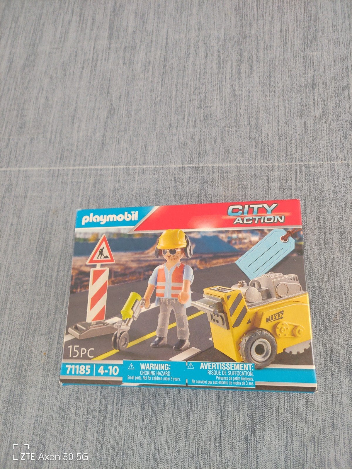 Playmobil City Action 71185 Kraanwagen met figuur, Ophalen of Verzenden, Nieuw, Complete set