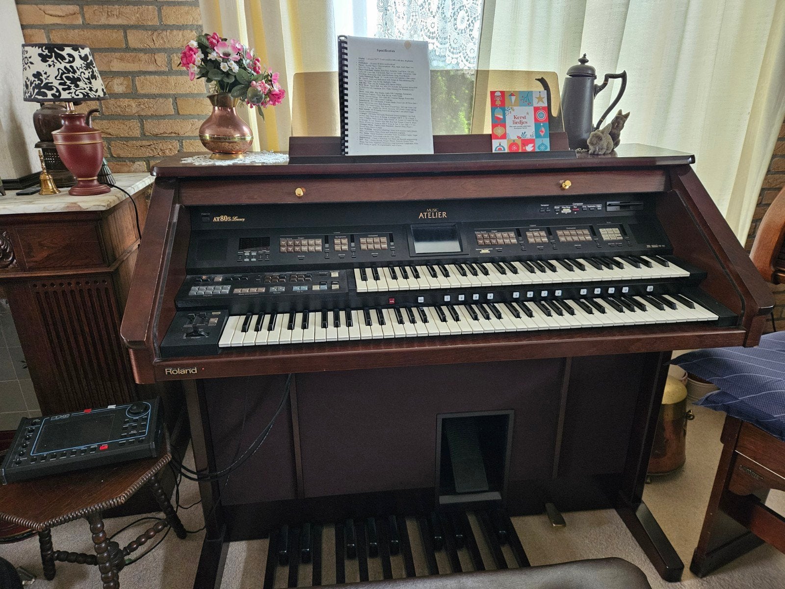ROLAND ELECTRONISCH orgel.Zeer uitgebreid orgel., Muziek en Instrumenten, Orgels, Ophalen of Verzenden, Gebruikt, 2 klavieren