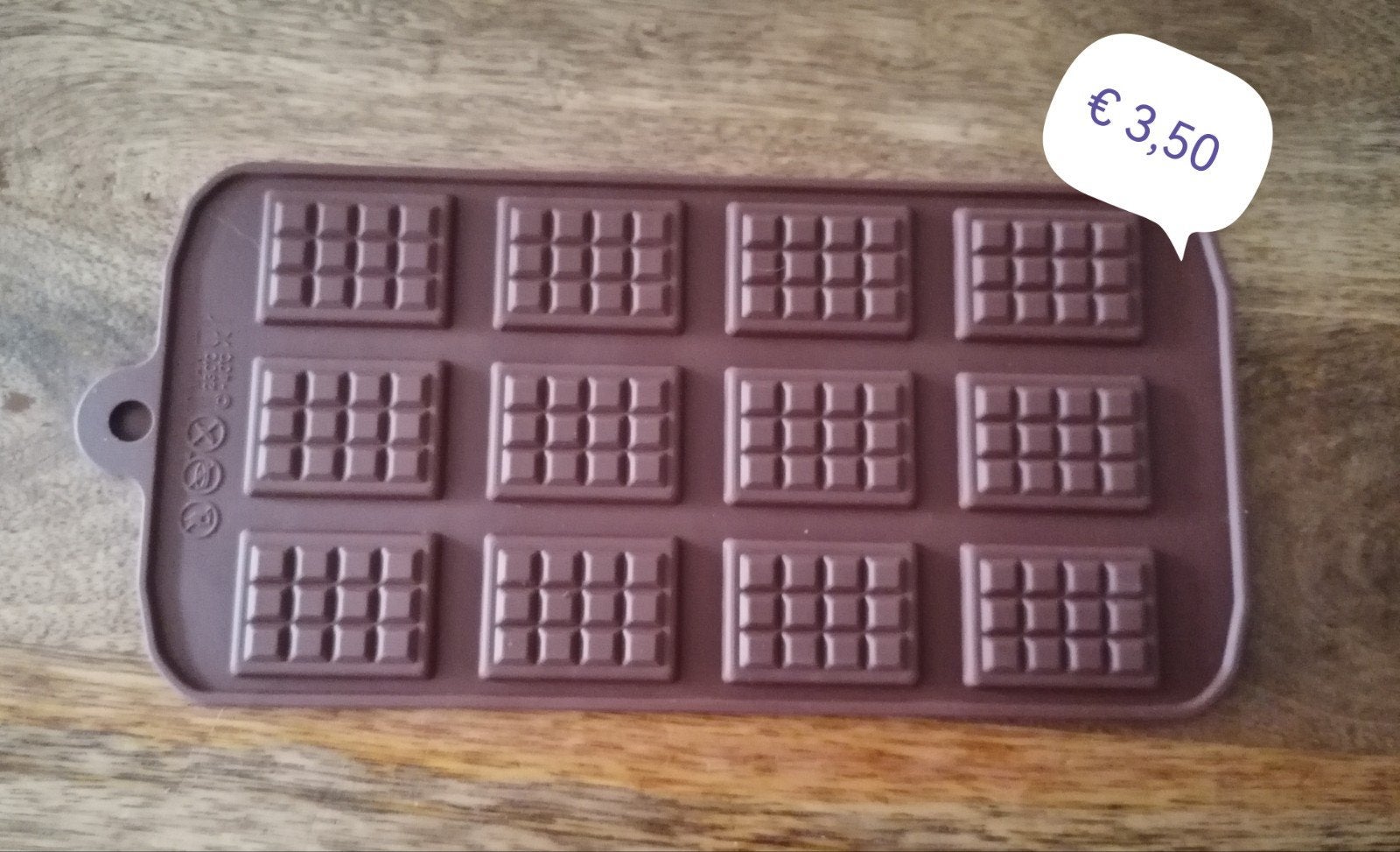 Diverse chocolade mal, Ophalen of Verzenden, Zo goed als nieuw, Taarten of Cupcakes, Versiering