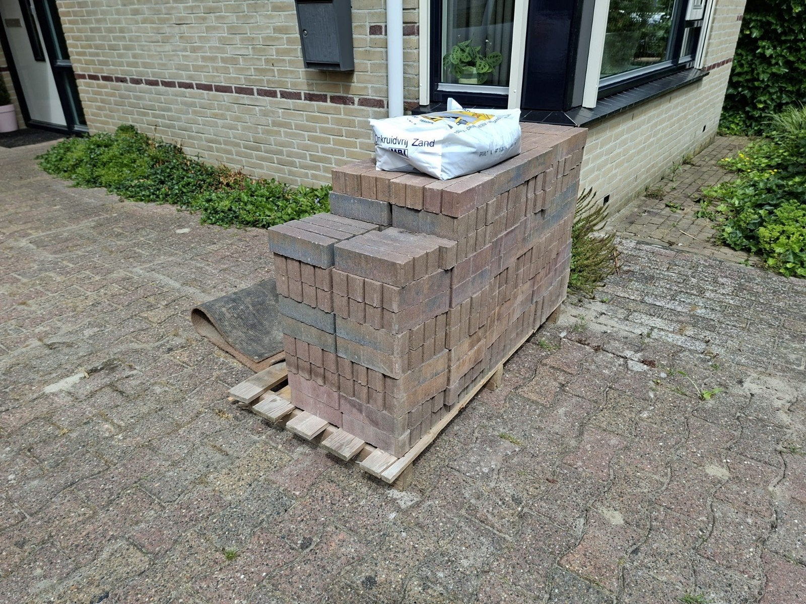 Kijlstra Waalformaat strak oud Bussum 5 m2 + voegzand, Ophalen, Nieuw, Beton, Klinkers