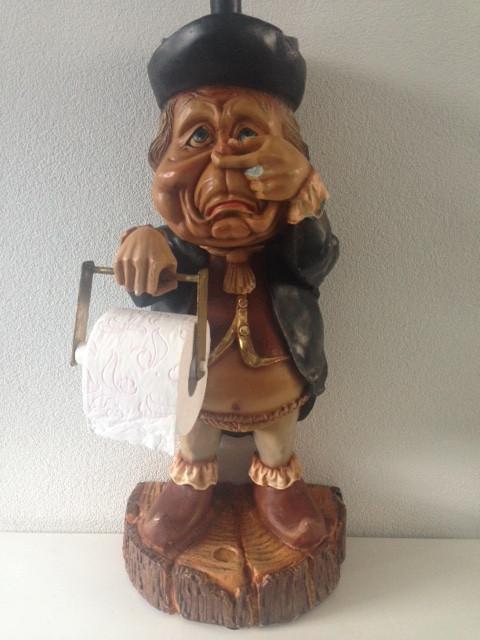 Efteling; Volk van Laaf, Lakei wc-rolhouder (0303), Ophalen of Verzenden, Gebruikt