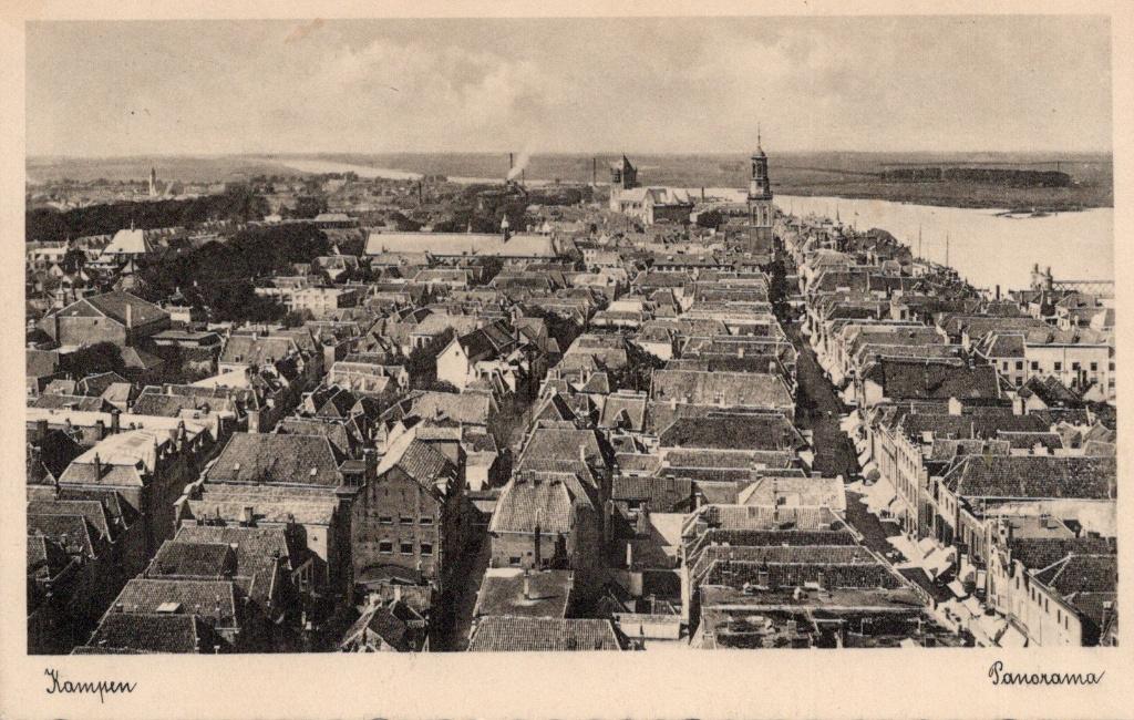 Kampen, Panorama. (C32\\\\\0, Verzenden, 1920 tot 1940, Gelopen, Overijssel