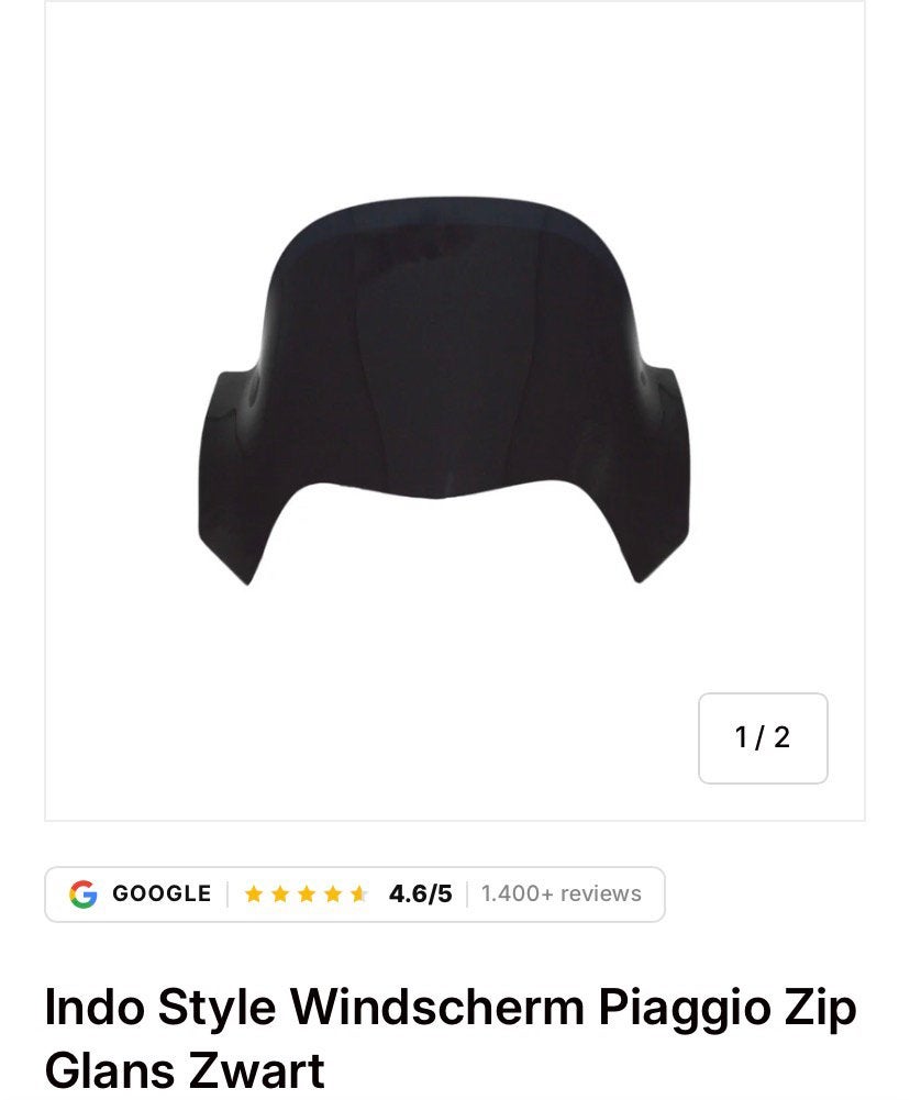 Gezocht indo style windscherm zip, Verzenden, Zo goed als nieuw