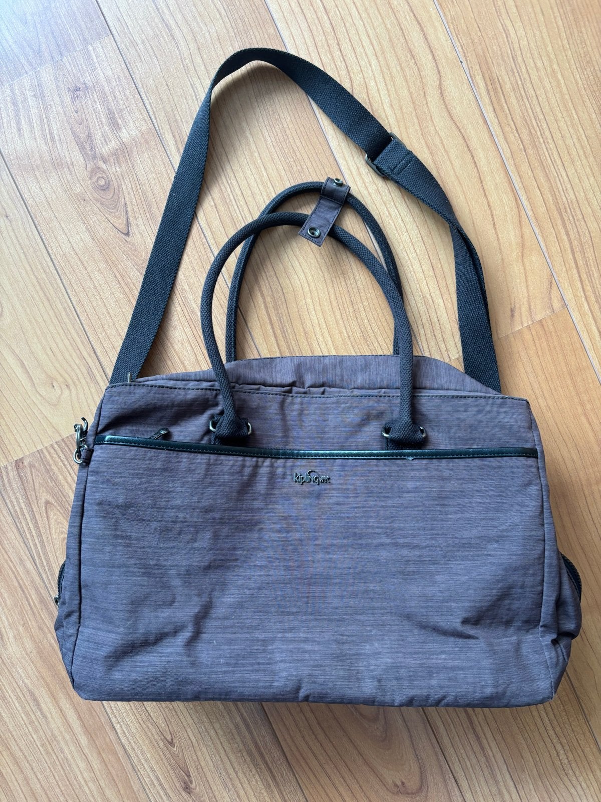 Kipling Jytte Laptoptas Bruin, Gebruikt, Bruin, Ophalen of Verzenden, Gevoerd laptopvak
