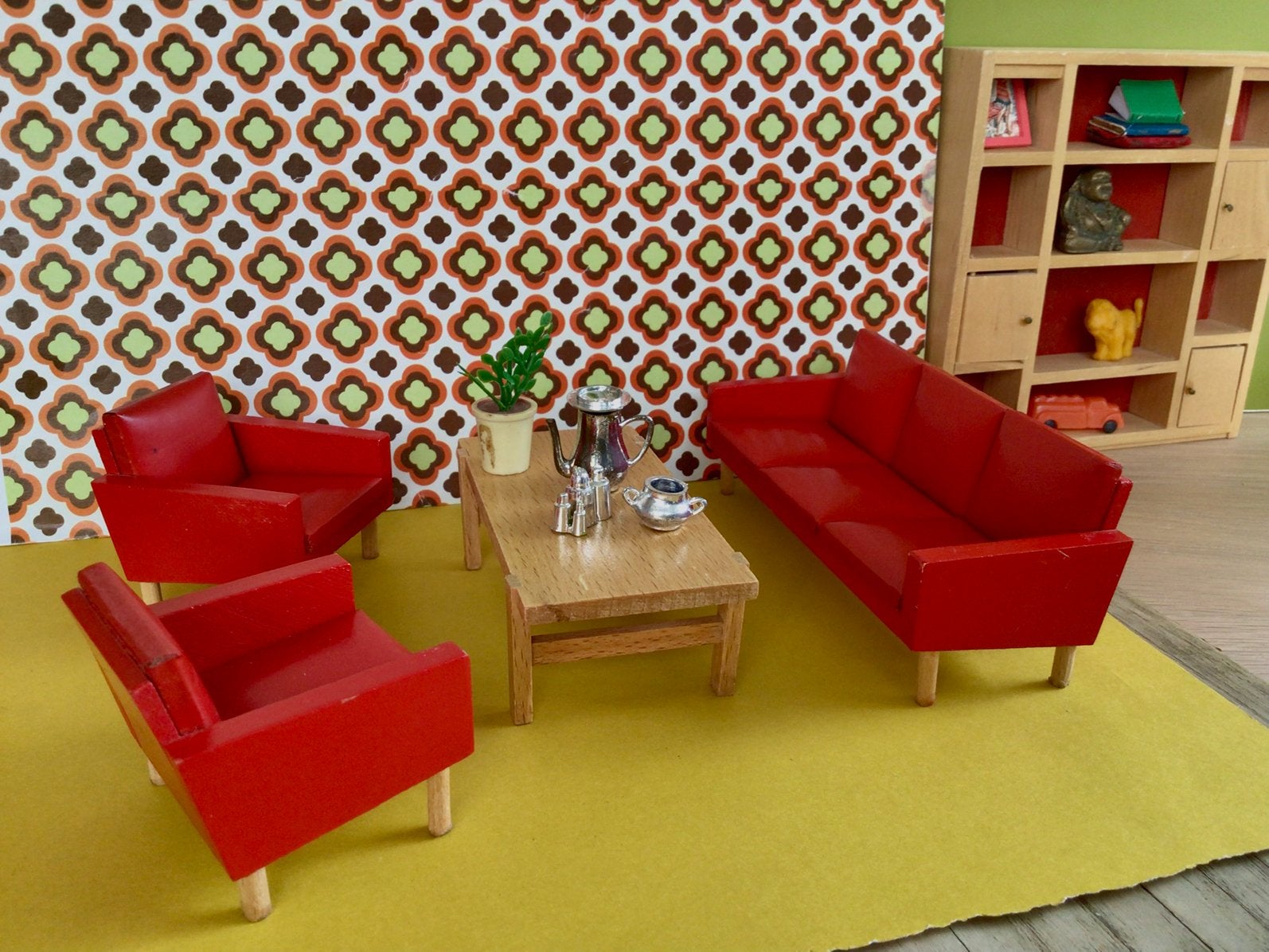 Vintage Lundby salon, Ophalen of Verzenden, Zo goed als nieuw, Poppenhuis
