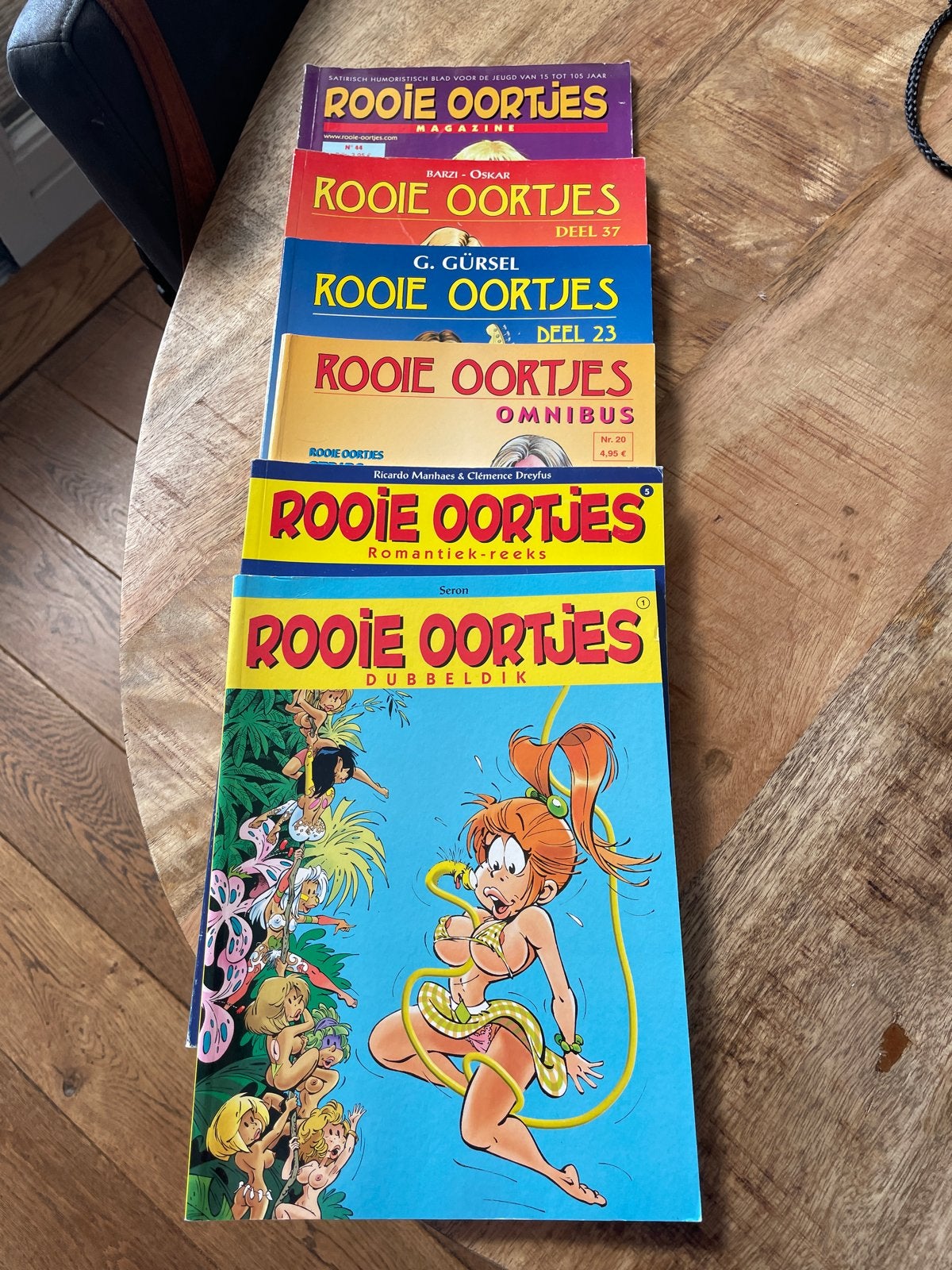 Rooie Oortjes Stripboeken Collectie - Diverse Uitgaven, Meerdere stripboeken, Ophalen of Verzenden, Gelezen