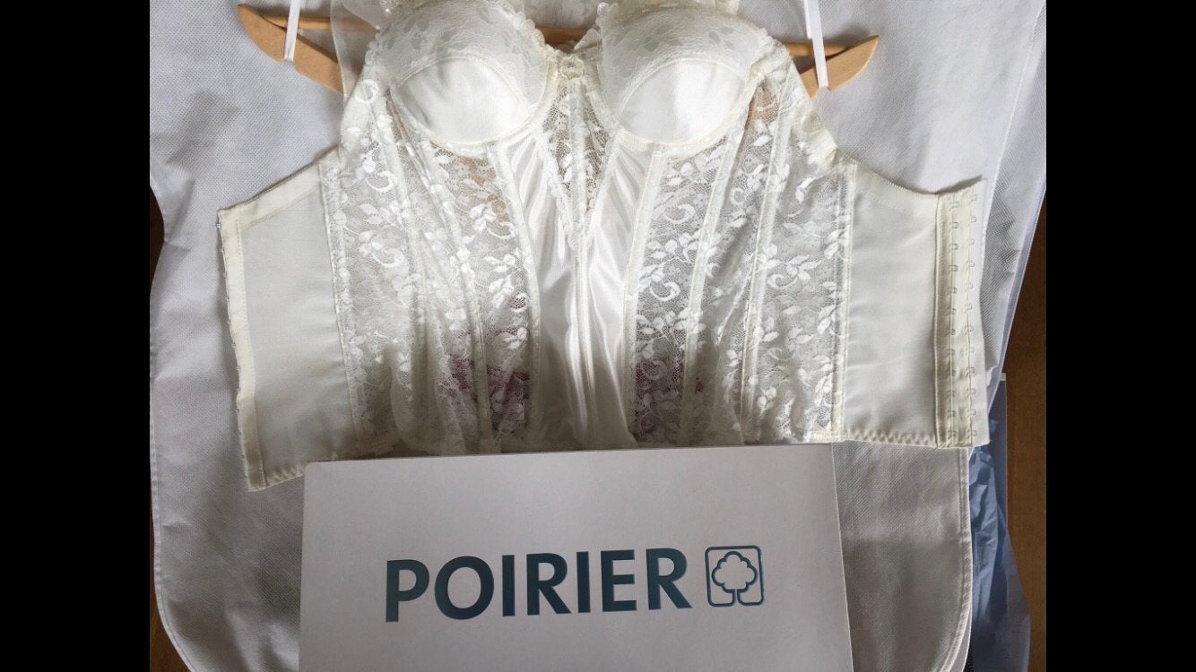 Poirier Strapless Torselet 423 Ivoorwit A70, Ophalen of Verzenden, Wit, Body of Korset