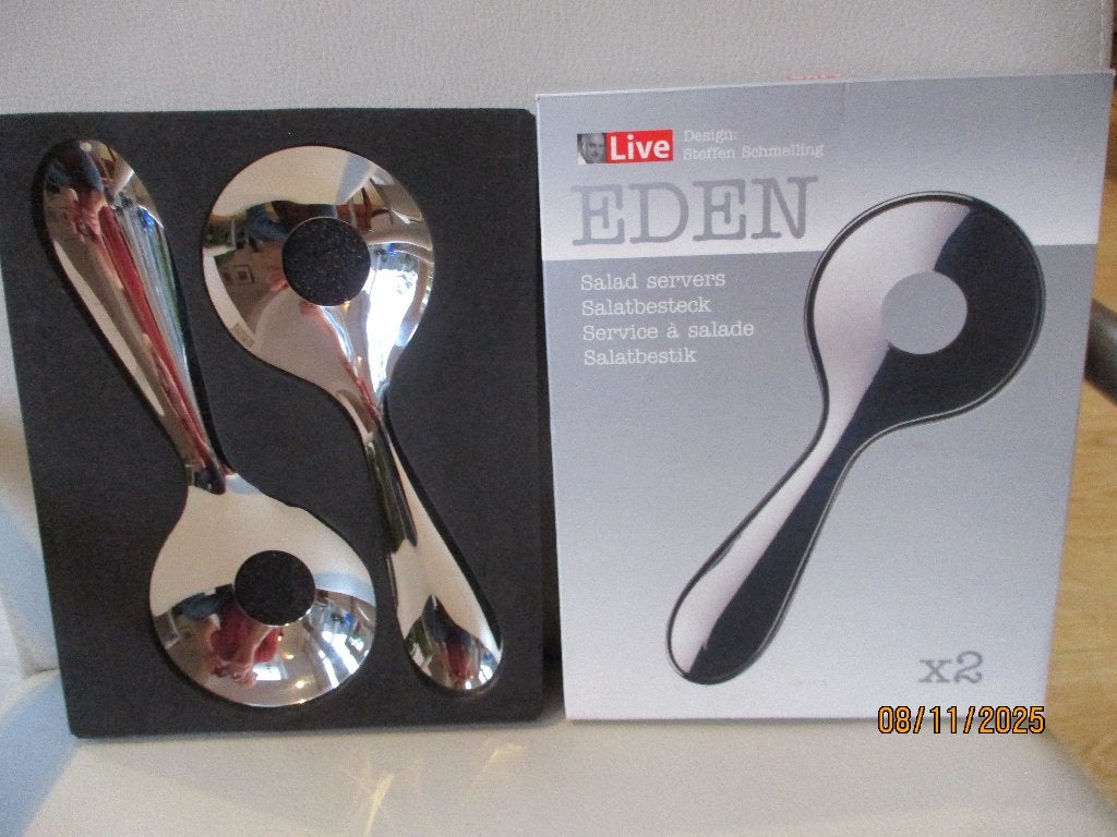 EDEN - slacouvert - chroom - Steffen Schmelling - design, Ophalen of Verzenden, Nieuw, Metaal
