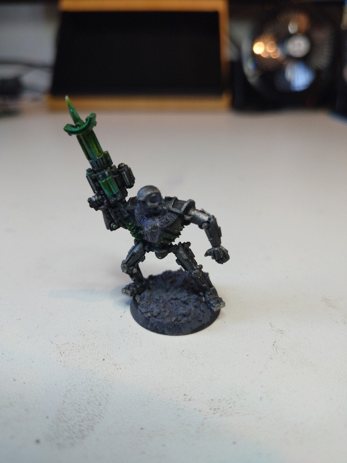 Warhammer Necron Warrior (metaal) - 1997, Ophalen of Verzenden, Gebruikt