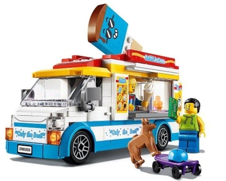 LEGO City IJswagen 60253 met instructies en figuren, Compleet, City, Lego, Ophalen of Verzenden