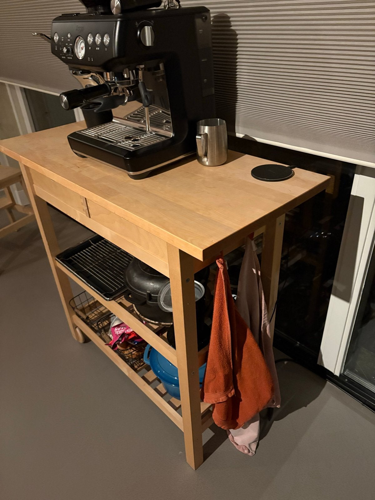 IKEA Keukentrolley / koffietafel FÖRHÖJA, Gebruikt, Hout, IKEA, Keukentrolley