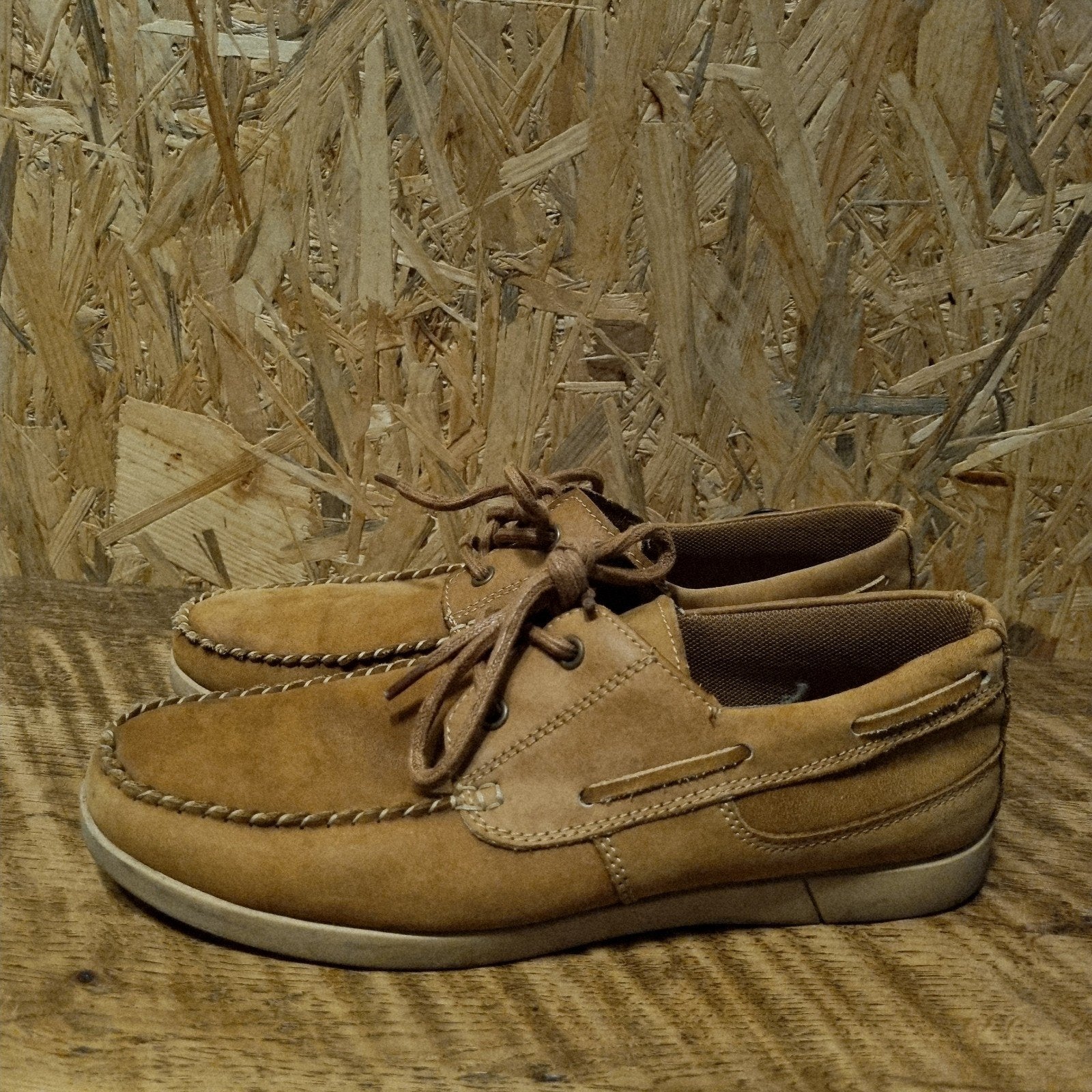 Bruine bootschoenen schoenen maat 42, Kleding | Heren, Schoenen, Ophalen of Verzenden, Bruin, Sneakers of Gympen