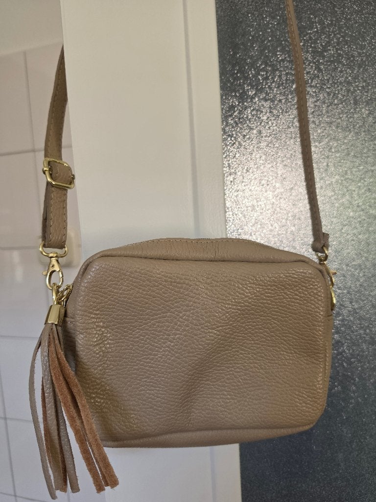 Leren tas, Ophalen of Verzenden, Zo goed als nieuw, Bruin, Overige typen
