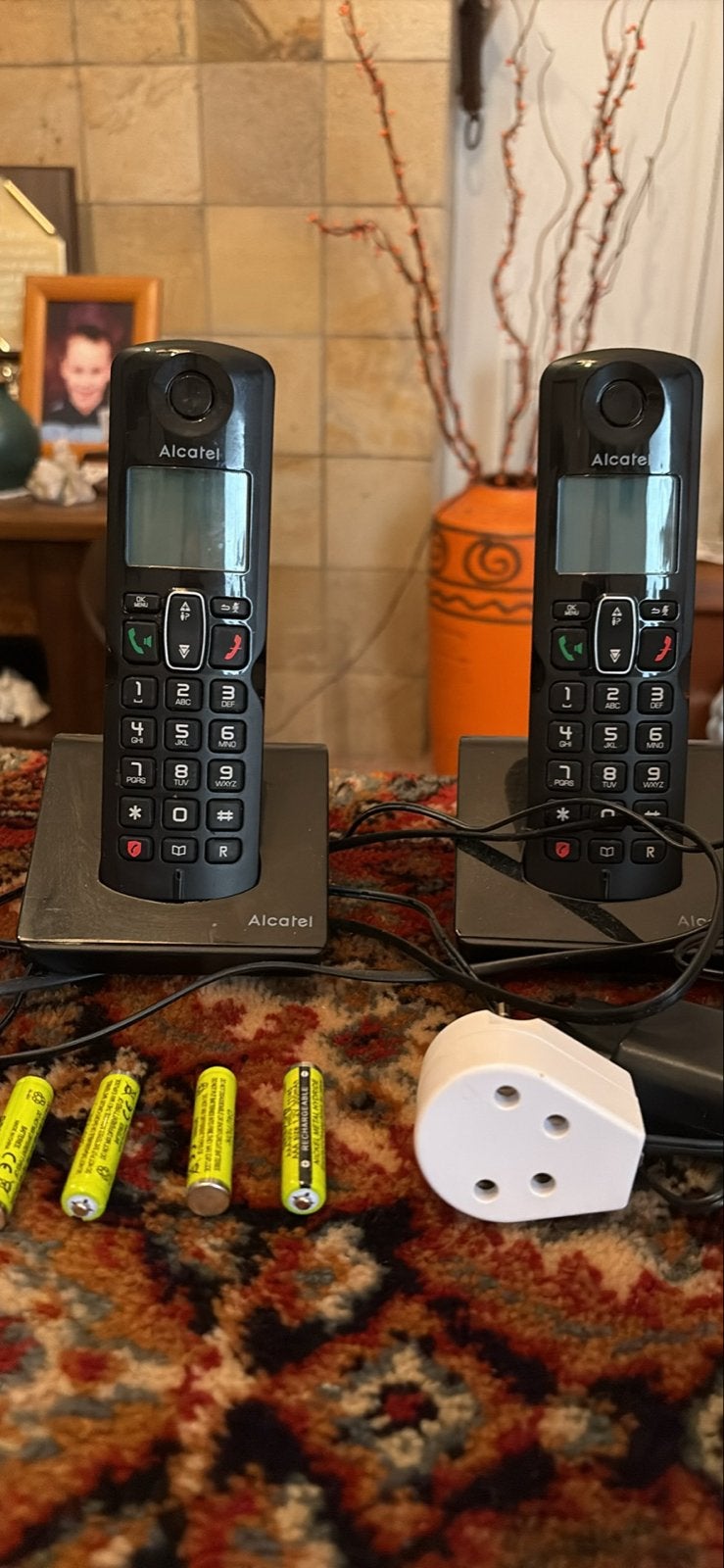 Alcatel draadloze telefoons (set van 2), Ophalen, Gebruikt, 2 handsets
