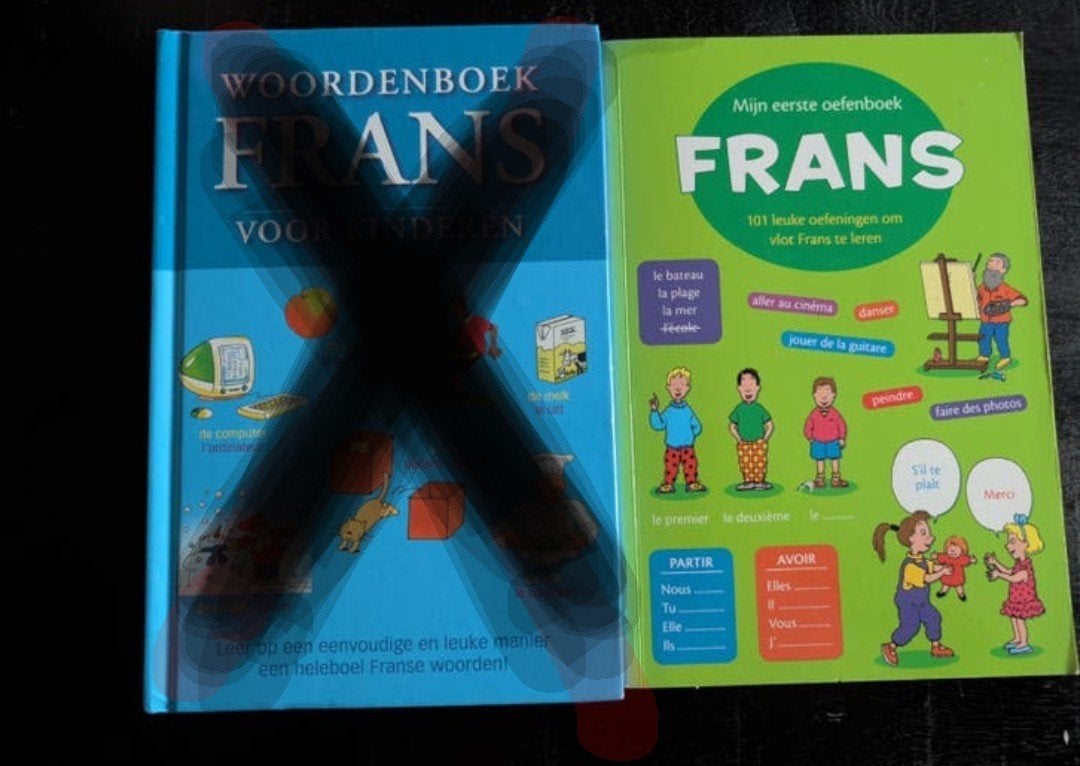 Frans voor kinderen: Woordenboek & Oefenboek, Ophalen of Verzenden, Zo goed als nieuw, Onbekend, Non-fictie