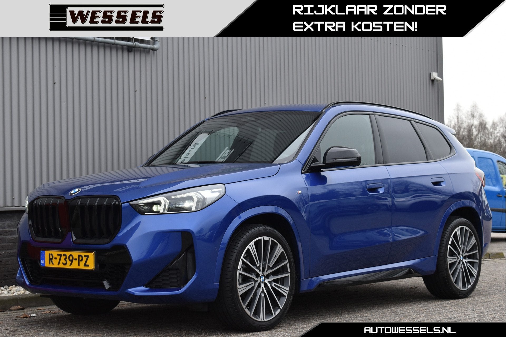 BMW X1 sDrive18i M-sport Nieuwe type! Elek. trekhaak/achterk, Auto's, BMW, 136 pk, Gebruikt, Euro 6, Blauw