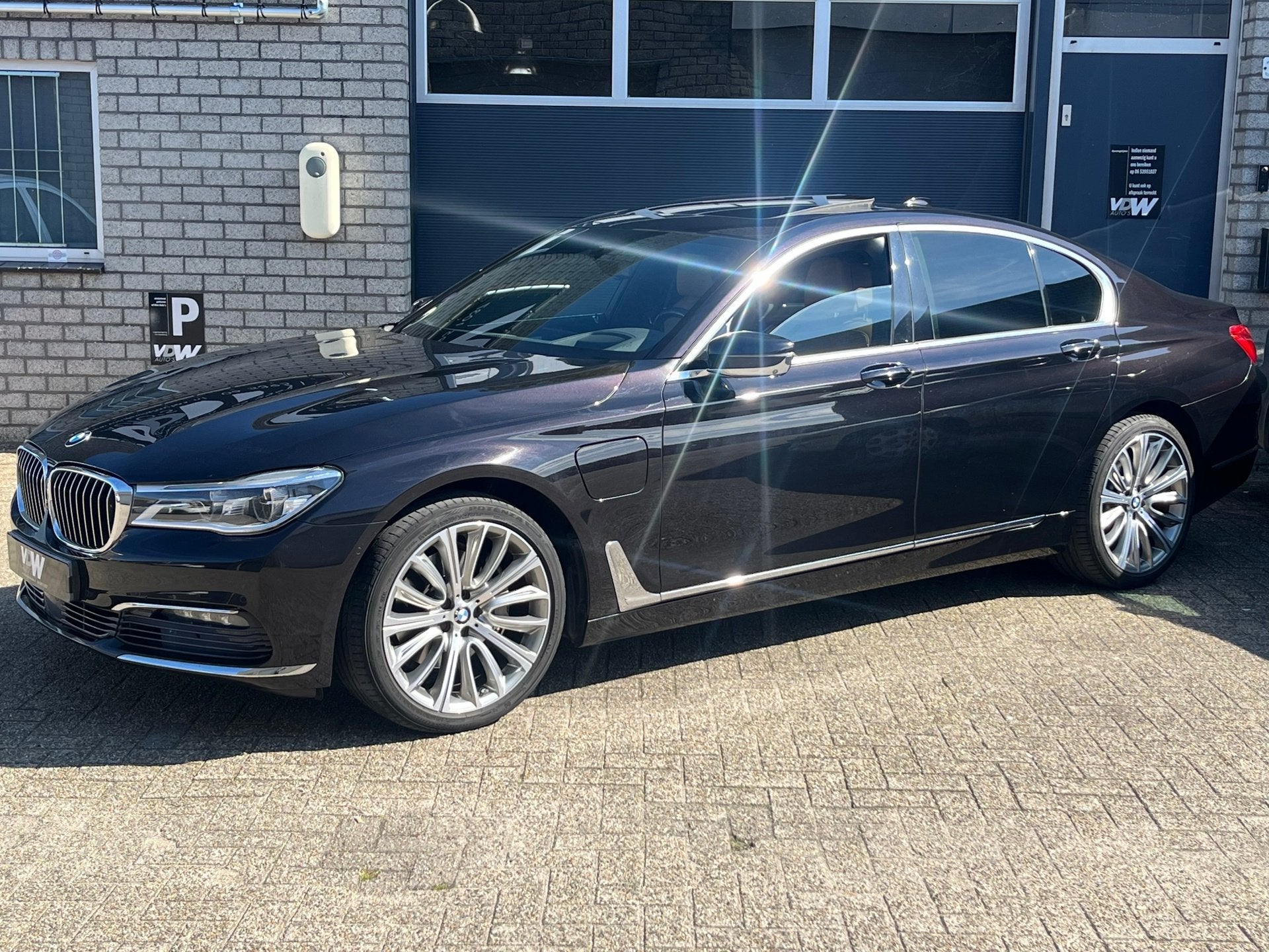 BMW 7-serie 740e iPerformance High Executive L Voll optie NL, Auto's, Automaat, Achterwielaandrijving, Gebruikt, 4 cilinders