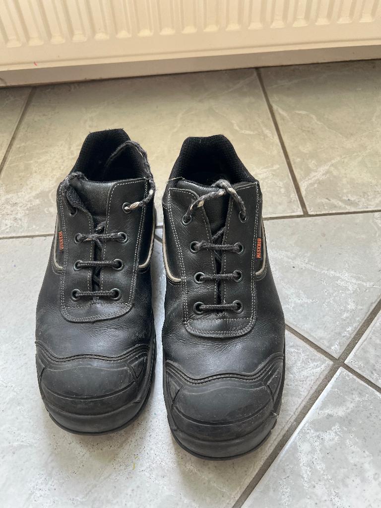 Gedragen paar Neskrid Crow werkschoenen maat 44, Kleding | Heren, Schoenen, Verzenden, Zwart, Neskrid, Werkschoenen