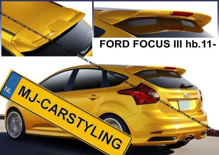 Ford Focus MK3 HB - Dakspoiler ST, Auto diversen, Tuning en Styling, Ophalen of Verzenden, MJ-Carstyling, Info@mj-carstyling.net